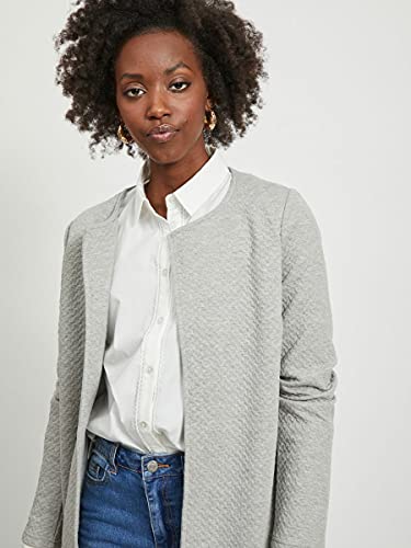 Vila Clothes Damen VINAJA, Grau - 6