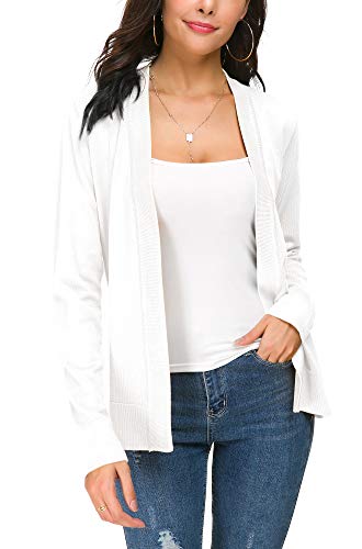 EXCHIC Damen Cardigan Weiß - 3