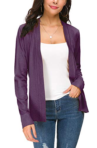 EXCHIC Damen Cardigan Lila - 3