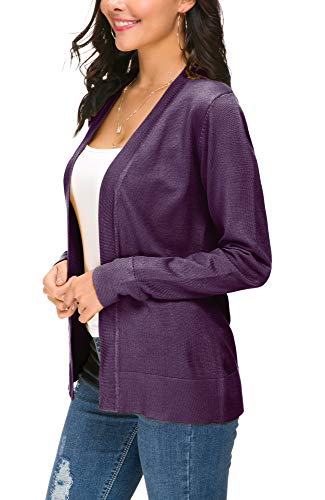 EXCHIC Damen Cardigan Lila - 5