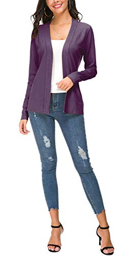 EXCHIC Damen Cardigan Lila - 7