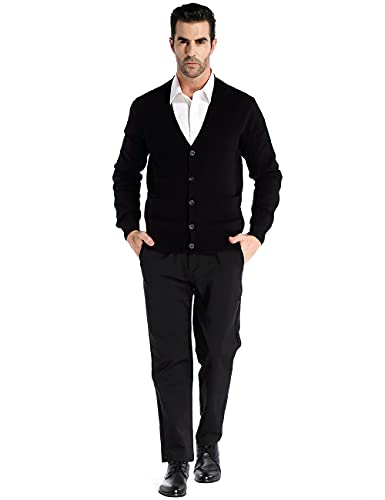 CHAUDER Herren Cardigan Kaschmir-Wolle-Mischung - 4